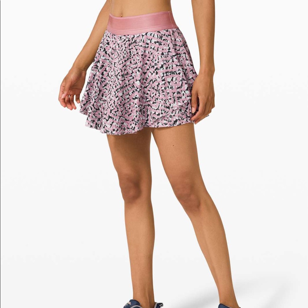 Lululemon Court Rival Skirt - 6 Tall - Lace Rose